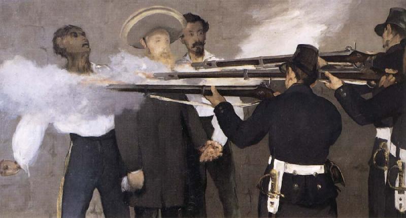 Edouard Manet Details of The Execution of Maximilian Sweden oil painting art